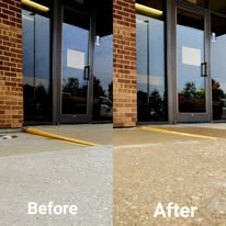 Commercial concrete leveling project