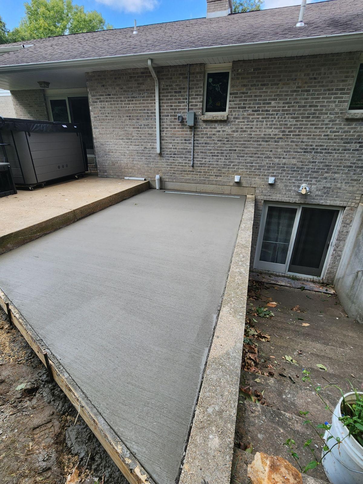 Concrete slab lifting project