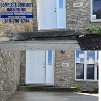 Entryway concrete repair